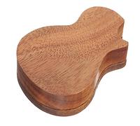 Mikikit Caja De Madera para Púas De Guitarra Estuche para Púas Organizador De Almacenamiento para Guitarristas para Viajes y Ensayos Cierre Seguro y Diseño Elegante