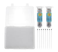 Mikikit Caja de Muestras Transparente Grande para Insectos y Plantas Kit de Exhibición con Base Fija y Pasador Entomológico Adecuado para Educación Científica y Colección de Especímenes