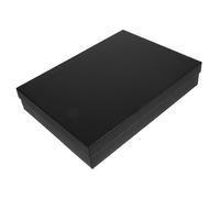 Mikikit Caja De Obsequio Negra Mediana Caja De Obsequio Tapa Rectangular Para Envolver Regalos Para Fiestas y San Valentín