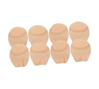 Mikikit Calcetines Invisibles Antideslizantes Para Mujer 4 Pares, Transpirables y Flexibles Para Tacones Altos y Sandalias De Verano, Media Palma Cómoda y Duradera