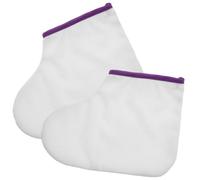 Mikikit Calcetines Para Terapia De Cera Funda Gruesa, Para Masaje y Cuidado Hidratante De Pies, Aptos Para Uso En Salones y Hogar