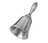 Mikikit Campana de Servicio Manual de Metal Retro para Restaurantes Timbrador de Escritorio Ergonomico Diseño Simple y Elegante para Alerta y Atención al Cliente