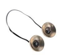 Mikikit Campanas Tingsha de Cobre Nepalés para Meditación 45 CM Instrumento de Percusión Tibetano para Terapia de Sonido Címbalos de Mano para Yoga y Relajación Accesorio de