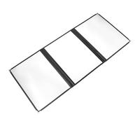 Mikikit Carpeta de Menú Fácil de Limpiar y Almacenar Recetas Anillas y Cubierta de Pvc Transparente Adecuado para Cocinar Cocina Diseño Creativo
