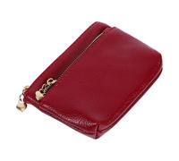 Mikikit Cartera de Mujer Pequeña de Piel Sintética Monedero con Cremallera para Guardar Monedas Tarjetas Carnet de Conducir para Fiestas y Viajes