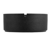 Mikikit Cenicero Redondo de Cerámica Resistente al Calor Pequeño Tamaño en Color Zen Negro Soporte para Ceniza a Prueba de Viento Adecuado para Hogar Oficina y Terraza Accesorio