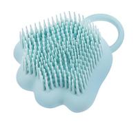 Mikikit Cepillo De Baño Para Mascotas Forma De Patita Masajeador Para Gatos y Perros Cepillo De Limpieza y Deshedding Para Baño y Cuidado De Pelaje