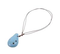 Mikikit Cerámica Ocarina Tono para Adultos Instrumento Musical de Viento Chino Antiguo Tono Claro y Portátil