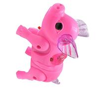 Mikikit Cerdo Eléctrico Musical Luces Led, Juguete Electrónico Interactivo Que Camina, Color Aleatorio, sin Pilas, Juguete Educativo para Desarrollo Cognitivo Infantil