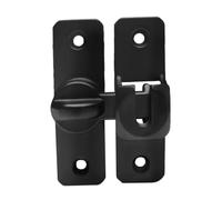 Mikikit Cerradura De Puerta De Aluminio Aleación Pestillo Sin Taladro para Ventanas Armarios Garajes y Jardines Instalación Fácil Versátil y Duradera