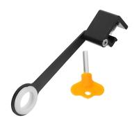 Mikikit Cerradura Ventana Aluminio Resistente la Intemperie con Llave Limitador sin Taladro para Seguridad Infantil y Prevención de Aperturas Accidentales