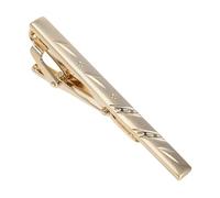 Mikikit Clip de Corbata para Hombre Accesorio Metálico Dorado Resistente Arañazos Diseño Elegante para Bodas Oficinas y Eventos Formales Compatible Universalmente con Trajes