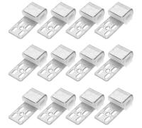 Mikikit Clips de Resorte Kit de Fijación Resistente 12 Piezas para Sofá Cama Soporte Metálico Silencioso Funda Aislante para Reparación de Muebles Accesorios para Mantenimiento de Sofás