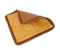 Mikikit Cojín Asiento Auto Transpirable y Ventilado Almohadilla de Bambú para Coche y Exterior Uso Todo Clima Diseño Ligero y Elegante para Silla y Asiento