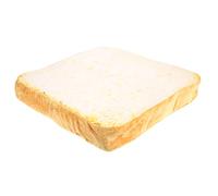 Mikikit Cojín de Pan Tostado para Mascotas Almohadilla 40X40X7 Cm Cama Acolchada para Gatos y Perros Pequeños de Limpiar Diseño Divertido y