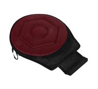 Mikikit Cojín Giratorio Para Asiento De Coche 360° Rojo Burdeos Acolchado Multifuncional Portátil Para Embarazadas Oficina y Automóvil