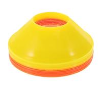 Mikikit Conos de Práctica de Fútbol Flexibles Mini, 20 Unidades Amarillos y Naranjas, Conos de Fútbol de Plástico Suaves y Duraderos para Entrenamiento y Ejercicios Deportivos al