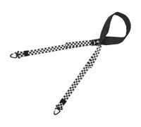 Mikikit Correa de Hombro Ajustable Acolchada de Repuesto Negra Correa Cruzada para Mochila y Bolso Clip de Liberación Rápida para Uso Diario y Viaje