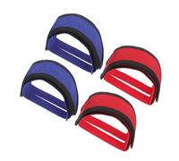 Mikikit Correas Ajustables y Antideslizantes de Nylon Paquete de 4 Piezas Cierre de Gancho y Bucle para Pedales de Bicicleta para Ciclismo y Equipo de Fitness Interior