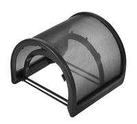 Mikikit Cubierta Antiviento para Micrófono Forma Filtro Metálico para Reducción de Ruido Compatible con Grabación y Transmisión Diseño Resistente y Práctico Color Negro