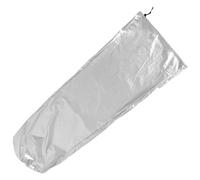 Mikikit Cubierta de Escalera Plegable Plateada de 4 Peldaños Tejido Oxford Resistente, Protección contra Lluvia y Uso en Exteriores