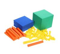 Mikikit Cubos Matemáticos de Espuma EVA Seguros para Decimal de Tres para Aprendizaje Lógico y Creatividad Primaria Educativo para Multiplicar y Dividir