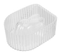 Mikikit Cuenco Transparente para Remojo de Uñas Recipiente para Manicura Bowl para Suavizar Cutículas Cuidado de Manos y Uñas en Casa Accesorio