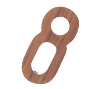 Mikikit de de Madera Contemporáneos para Exterior y Sobredimensionados Diseño Tridimensional Madera de Nogal Instalación y para Identificación Casa