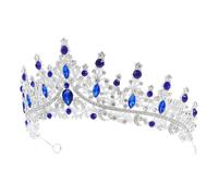 Mikikit de Diadema Princesa con Rhinestones Duraderos Diseño Elegante y Cómodo Accesorio para Cumpleaños Bodas y Fiestas para Mujeres y Novias