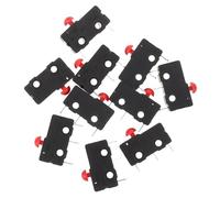 Mikikit de Microinterruptores de Límite Control Confiable y Fácil de Limpiar Negro 10 Piezas en Ppa para Electrodomésticos y Técnicos Profesionales