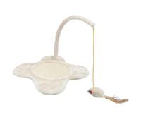Mikikit De Sisal con Ratón Colgante para Gatos Árbol De Juguete Forma De para De Interior El Ejercicio
