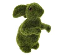 Mikikit Decoración de Pascua Conejo de Artificial Estatua de Conejo Fieltro para Jardín Exterior y Mesa Adorno Festivo para Patio y Césped