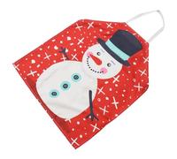 Mikikit Delantal Navideño Ajustable sin Mangas para Adultos Resistente Manchas para Cocina Barbacoa y Fiestas de Navidad