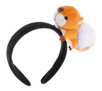 Mikikit Diadema de Ardilla de Felpa Cómoda y Delicada para Fiesta de Disfraces Diseño de Criaturas del Bosque para Niños y Adultos Color Aleatorio