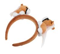 Mikikit Diadema del Año del Caballo 2026 Orejas de Caballo Suaves, Aro Decorativo Pelo, Accesorio Ajustable para Niñas y Mujeres, Adecuado para Fiestas de Año Lunar, Cosplay y Sesiones