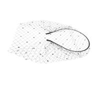 Mikikit Diadema para Cabello Velo Negro y Strass Banda para Mujer y Niña para Boda Fiesta y Eventos Accesorio Elegante para Peinados y Tocado Femenino