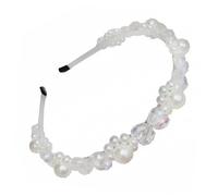 Mikikit Diadema Sencilla de Cristal Delicada Joya Cabello Elegante Aro Cabello para Uso Diario Eventos Especiales