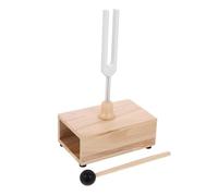 Mikikit Diapasón de Aleación de Aluminio 528hz con Caja Resonadora de Madera y Mazo para Prácticas de Yoga y Técnicas de Relajación