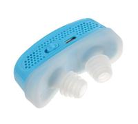 Mikikit Dispositivo Eléctrico Para Dejar De Roncar Portátil, Clip Nasal De Silicona Azul Recargable, Filtro Antirronquidos Automático, Mejora La Respiración Nocturna Para Uso Personal