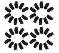 Mikikit Escobilla de Goma para Película de Pantalla de Teléfono 50 Unidades Negras, Herramienta para Aplicación Vinilo y Calcomanías, Raspador Mini para Instalación Precisa y Suavizado