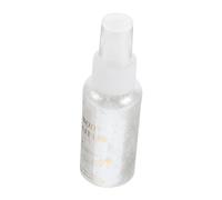 Mikikit Espray Corporal Brillantina Plateada Para Mujeres, Spray Brillante Para Cabello y Ropa, Compacto y Duradero, Uso Fiestas y Festivales