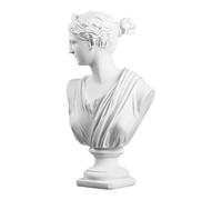 Mikikit Estatua de Griega de Resina Busto Decorativo Figura Retro Adorno Artesanal Decoración de Hogar para