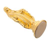 Mikikit Estatua Virgen María Mini Dorada Figura Católica Bendecida para Decoración Navideña y Altar Personal Escultura Religiosa Compacta para Hogar y Oficina