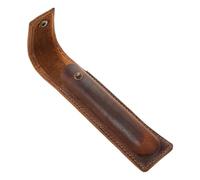 Mikikit Estuche de Cuero Vintage Tamaño Compacto y Elegante para Pluma Estilográfica, Diseño Artesanal y Funcional para Proteger Bolígrafos en Oficina o Casa