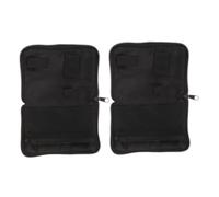 Mikikit Estuche de Viaje Médico Portátil y Ligero para Medidor de Oxígeno en Sangre, Bolsa de Tela Negra con Cremallera, 2 Unidades para Uso en Viajes