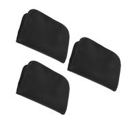 Mikikit Estuche de Viaje para Insulina 3 Piezas Bolsa Portátil de Tela Oxford Negra Organizador Compacto para Medidor y Suministros de Diabetes Protección contra Golpes para Uso Diario