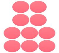 Mikikit Filtros de Luz Rojos Adhesivos 10 Láminas 7,4 CM para Corrección de Iluminación en Teatro y Fotografía Película Autoadhesiva para Ambientes Cálidos