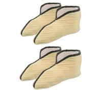 Mikikit Forros de Calcetines Térmicos de Lana para Botas de Nieve Aislantes y Cálidos para Hombre 2 Pares Talla 43 Ideales para Minería Pesca Senderismo y Almacenamiento en Frío