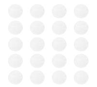 Mikikit Funda Protectora para Colección de Insignias y Monedas de Plata, 20 Piezas de PVC y Resistente para Insignias de 58mm, Evita Oxidación