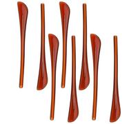 Mikikit Fundas Antideslizantes para Patillas de Gafas de Plástico Color Café 14 Fino 4 Pares Repuesto Cómodo y Resistente para Monturas de Gafas Uso Diario y Actividades al Aire Libre